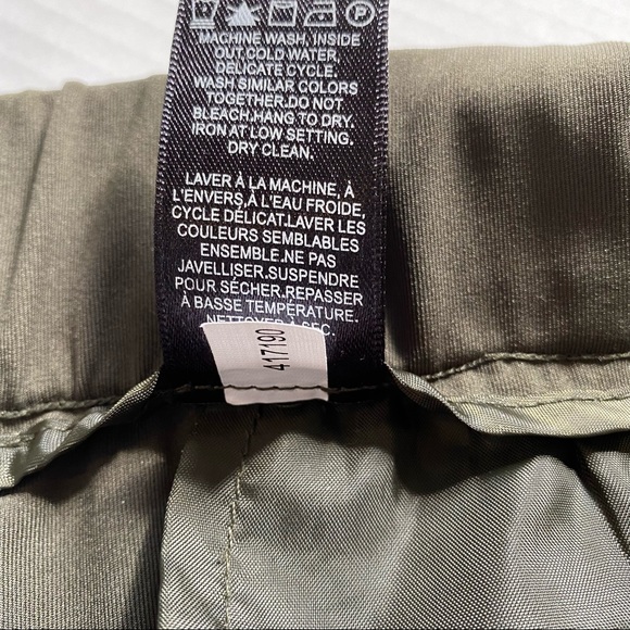 Camber & Grace elastic waist drawstring casual olive green pants - large - Picture 13 of 16